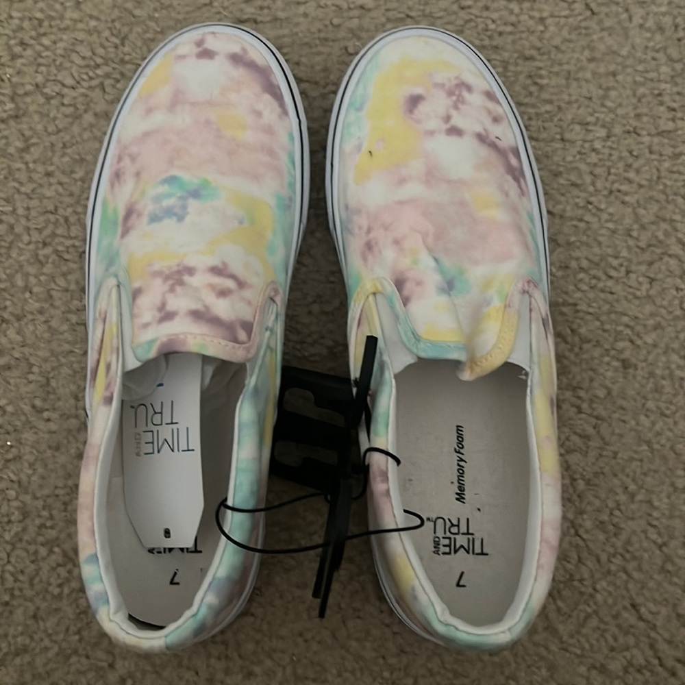 Time and Tru Multi Colored Sneaker - NWT